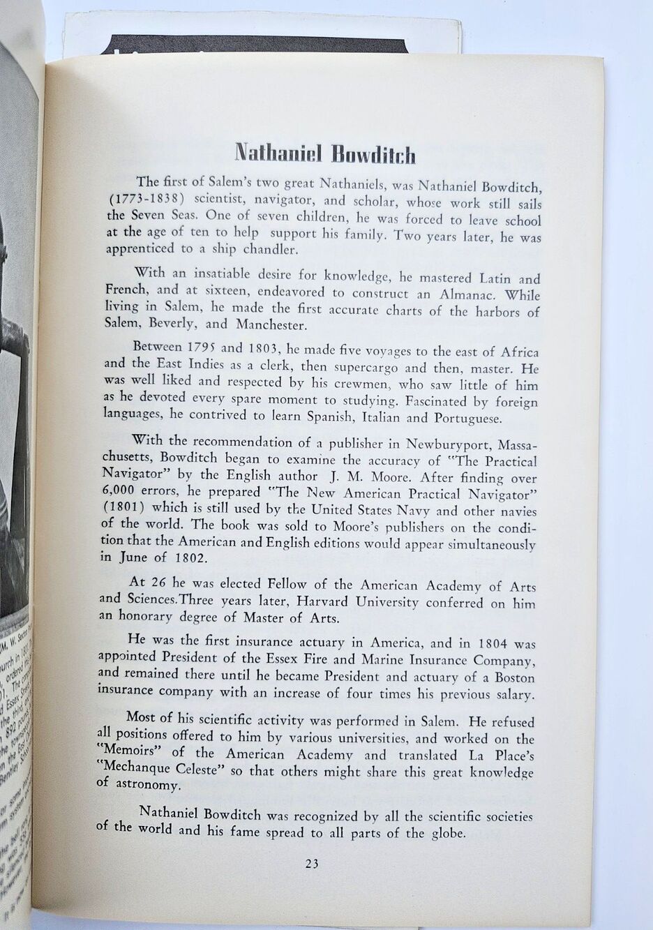 VTG 1976 Salem MA Bicentennial Brochure Ephemera Lot Witch Museum Map Maritime - Picture 12 of 16